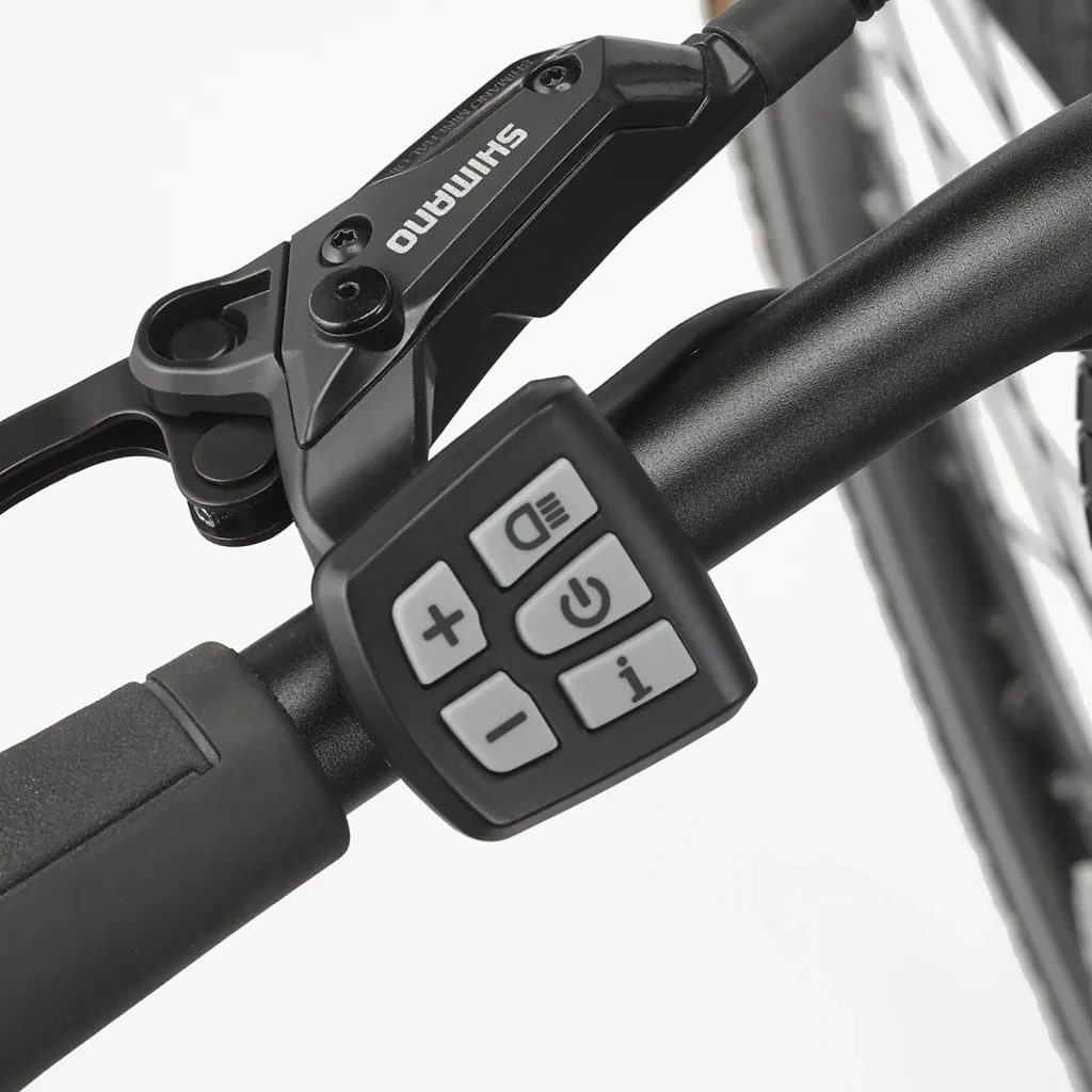 Men's E-Bike Trekking, 28 inches, frame size 50cm, 10-speed derailleur, matte black, VIATOR ETH 1861