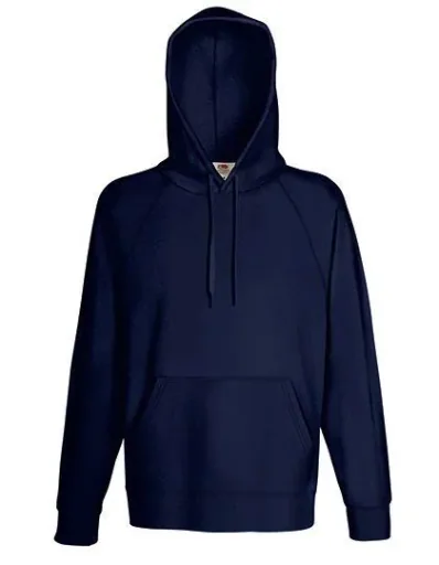 Hoody with kangaroo pocket, color navy, size L