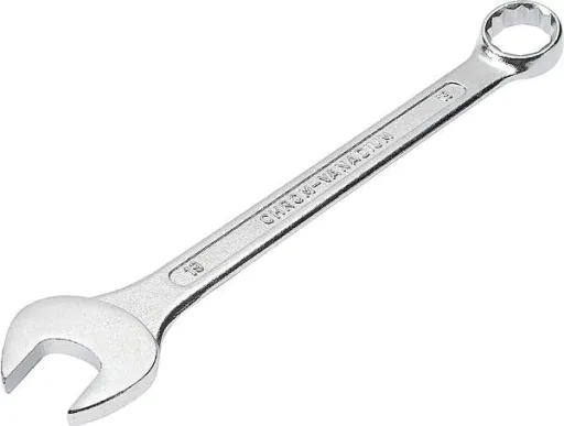 Combination wrench 9 mm chrome-plated