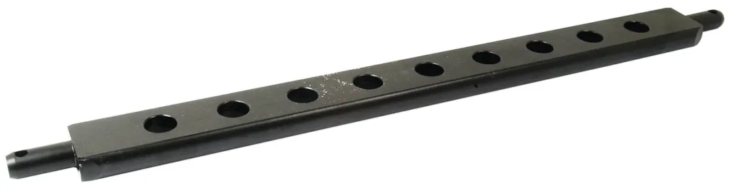 Field bar Cat 2, 7 holes, 975 mm, Ø 32 mm, 44 x 89 mm