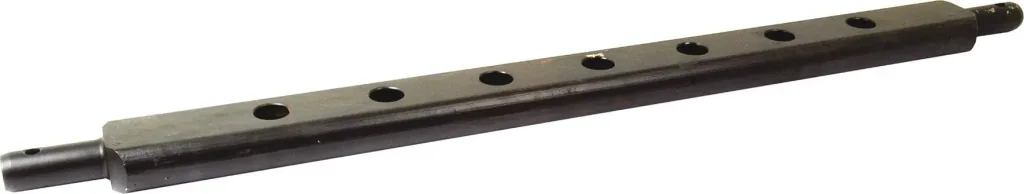 Field bar Cat 2, 7 holes, 975 mm, Ø 32 mm, 44 x 89 mm