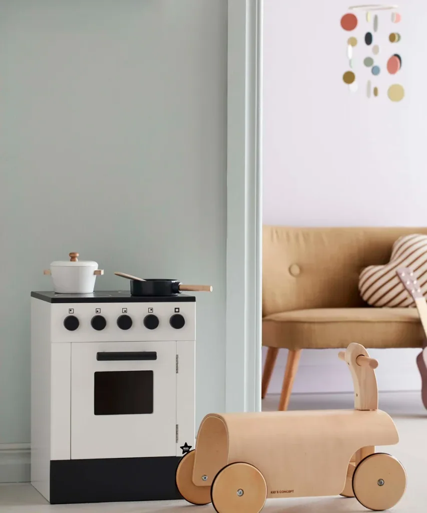 Kids Concept samochód ze zjeżdżalnią AIDEN drewno naturalny
