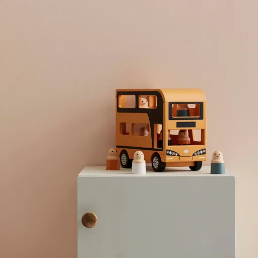Kids Concept zabawka autobus dwupoziomowy drewno