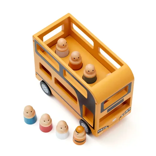 Kids Concept zabawka autobus dwupoziomowy drewno