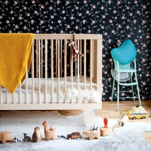 Oeuf Baby Bed Sparrow Walnut 70 x 140