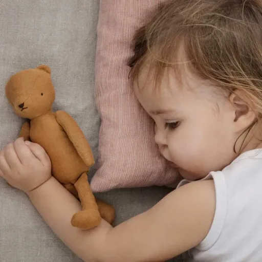 Maileg pluszowy zwierzak teddy mumia ochra