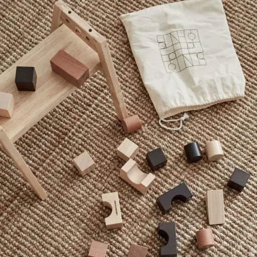 Kids Concept Klocki konstrukcyjne NEO Wood kolor naturalny