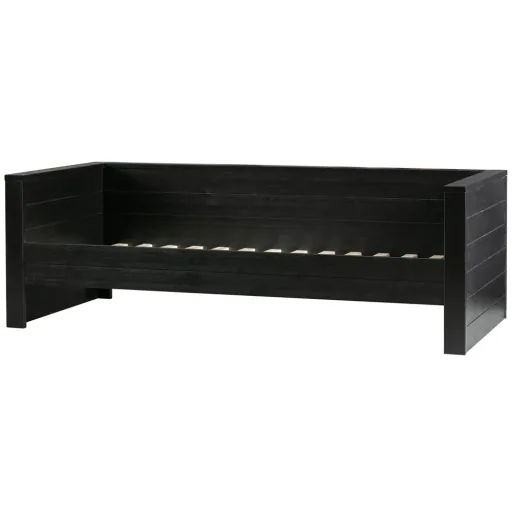 WOOOD Sofa rozkładana Dennis czarna