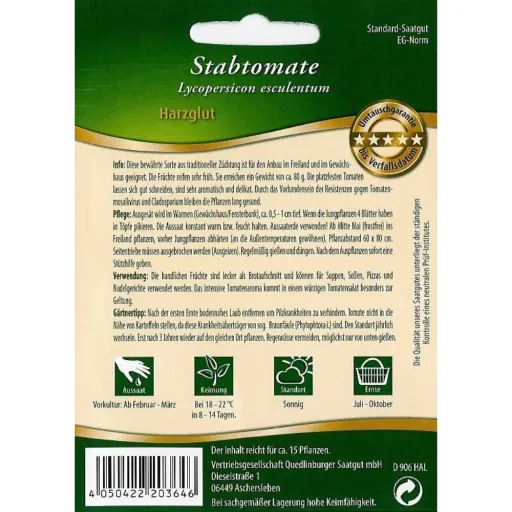 Sadzonki pomidorów Harzglut F1 - do gruntu i szklarni