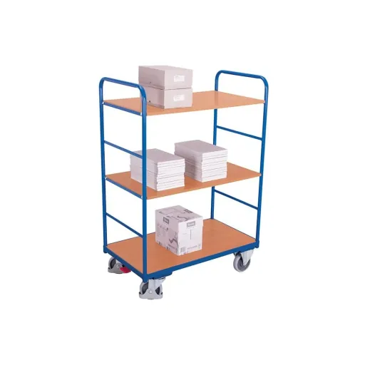 Wózek piętrowy wysoki 5 półek 250 kg nośności Typ L + EasySTOP