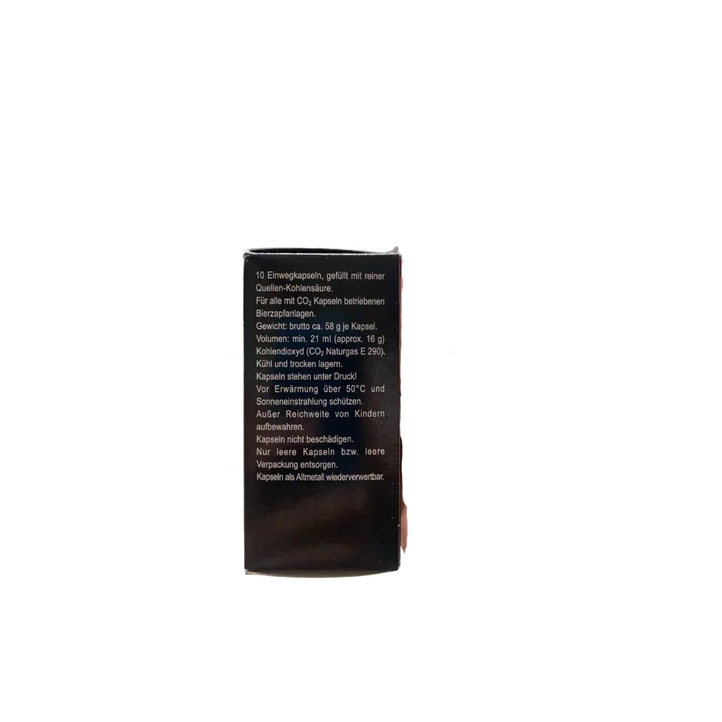 Kapsuły co2, naboje co2 do nalewaka piwa, 16 g, 10 sztuk