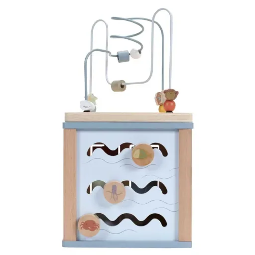 Little Dutch baby motor activity cube "Ocean" niebieski