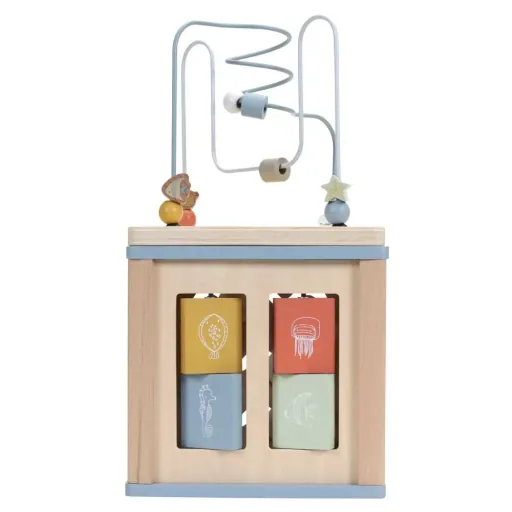 Little Dutch baby motor activity cube "Ocean" niebieski