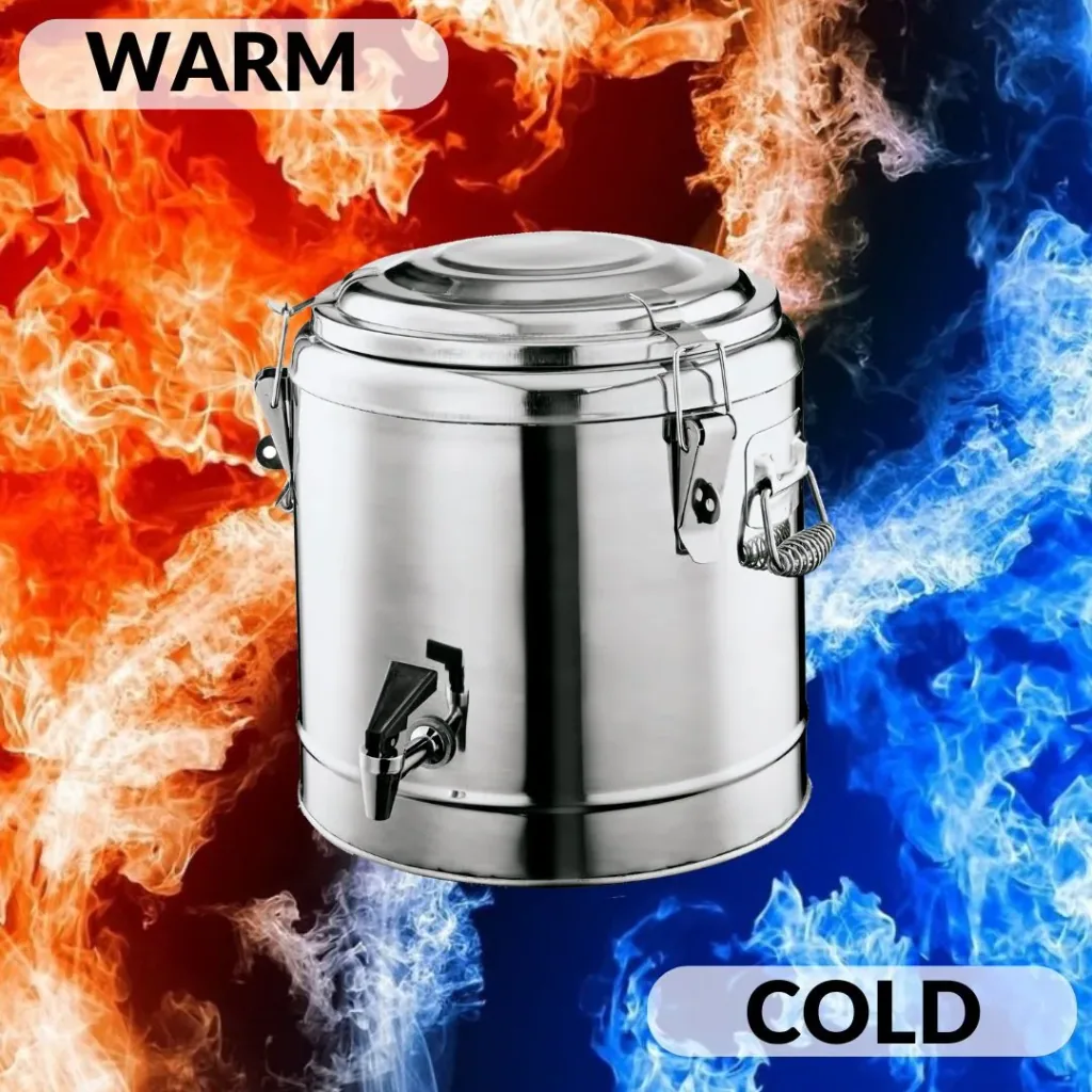 Pojemnik termoizolacyjny, pojemnik termiczny, termos gastronomiczny, termos cateringowy - z kranikiem, 20L