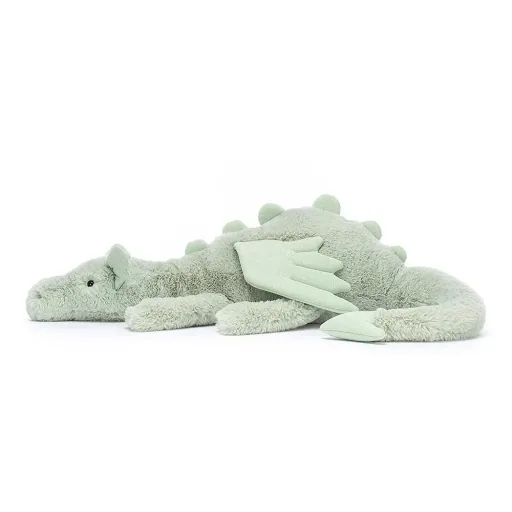Jellycat Pluszak, maskotka - Sage Dragon, Rozmiar: Duża - H19 X W66 CM