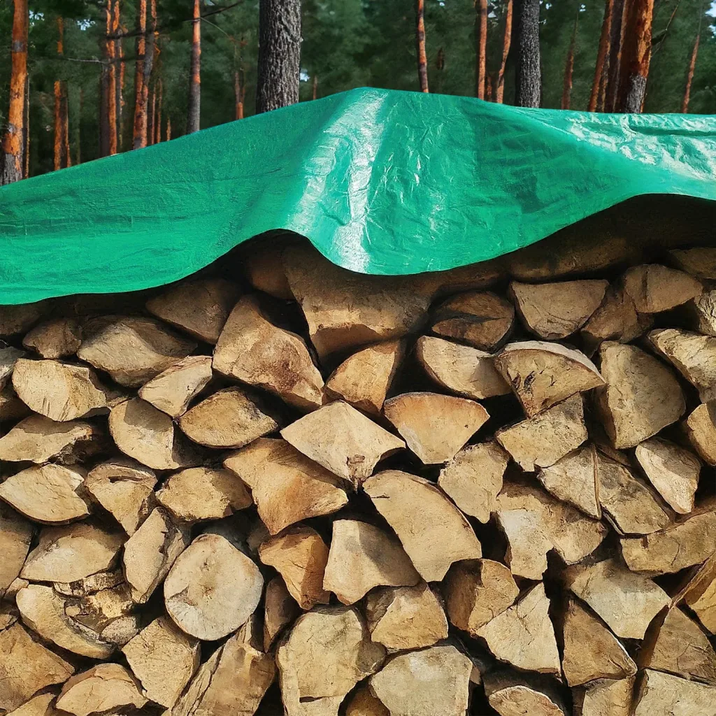 Plandeka PVC 3,5x6m 650g/m² (21m²) Wodoszczelna Mocna Plandeka Ochronna Zielona