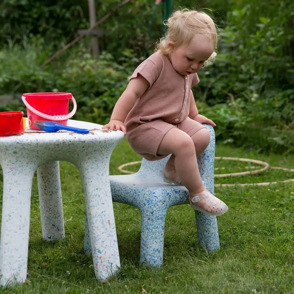 wysokie krzesełko ecoBirdy - Charlie Chair Ocean