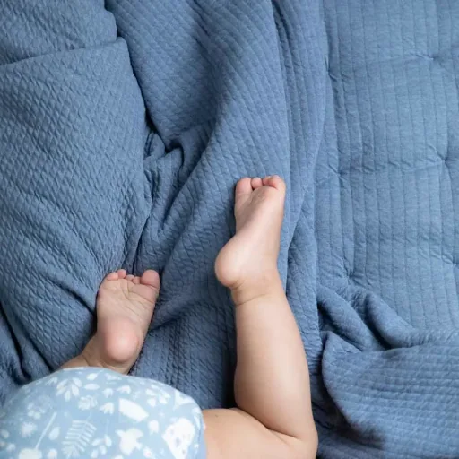 Little Dutch Baby blanket uni blue "Pure Blue, Rozmiar: 70 x 100 cm