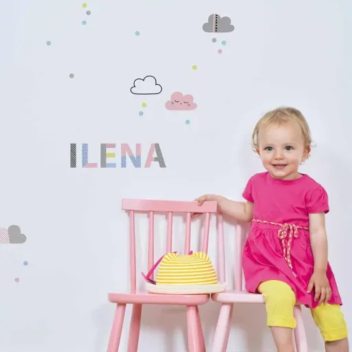 Lilipinso naklejka ścienna happy letter G
