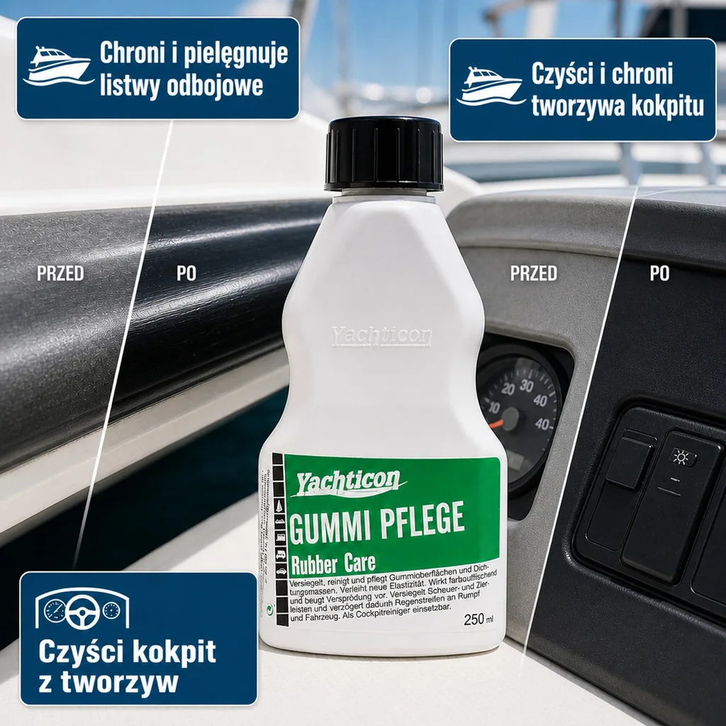 Pielęgnacja gumy, środek do gumy, konserwacja gumy, 250 ml