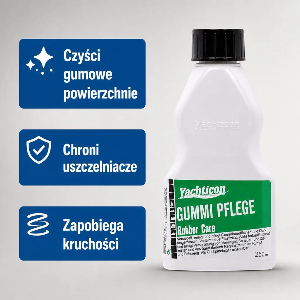 Pielęgnacja gumy, środek do gumy, konserwacja gumy, 250 ml