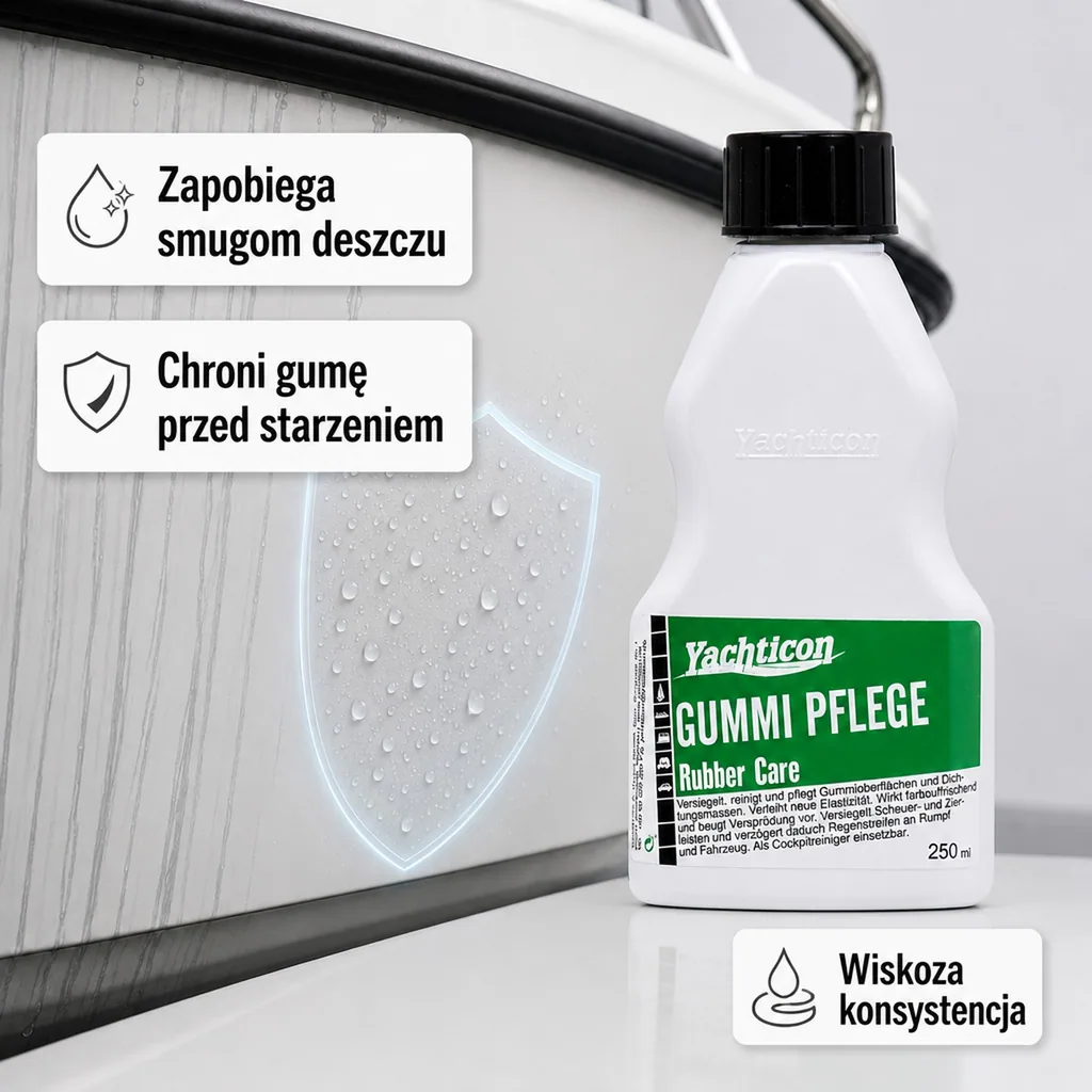 Pielęgnacja gumy, środek do gumy, konserwacja gumy, 250 ml