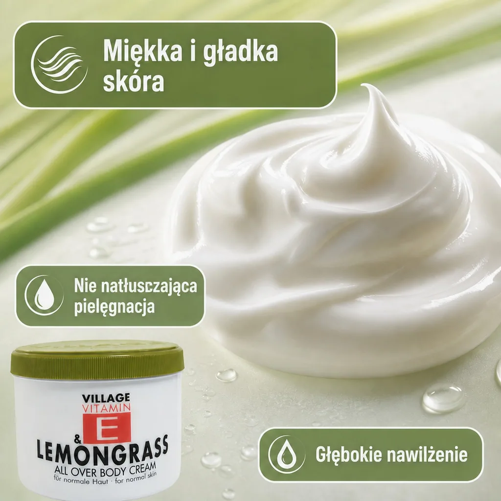 Balsam do ciała witamina E, Lotion do ciała 500ml, Krem do ciała witaminowy