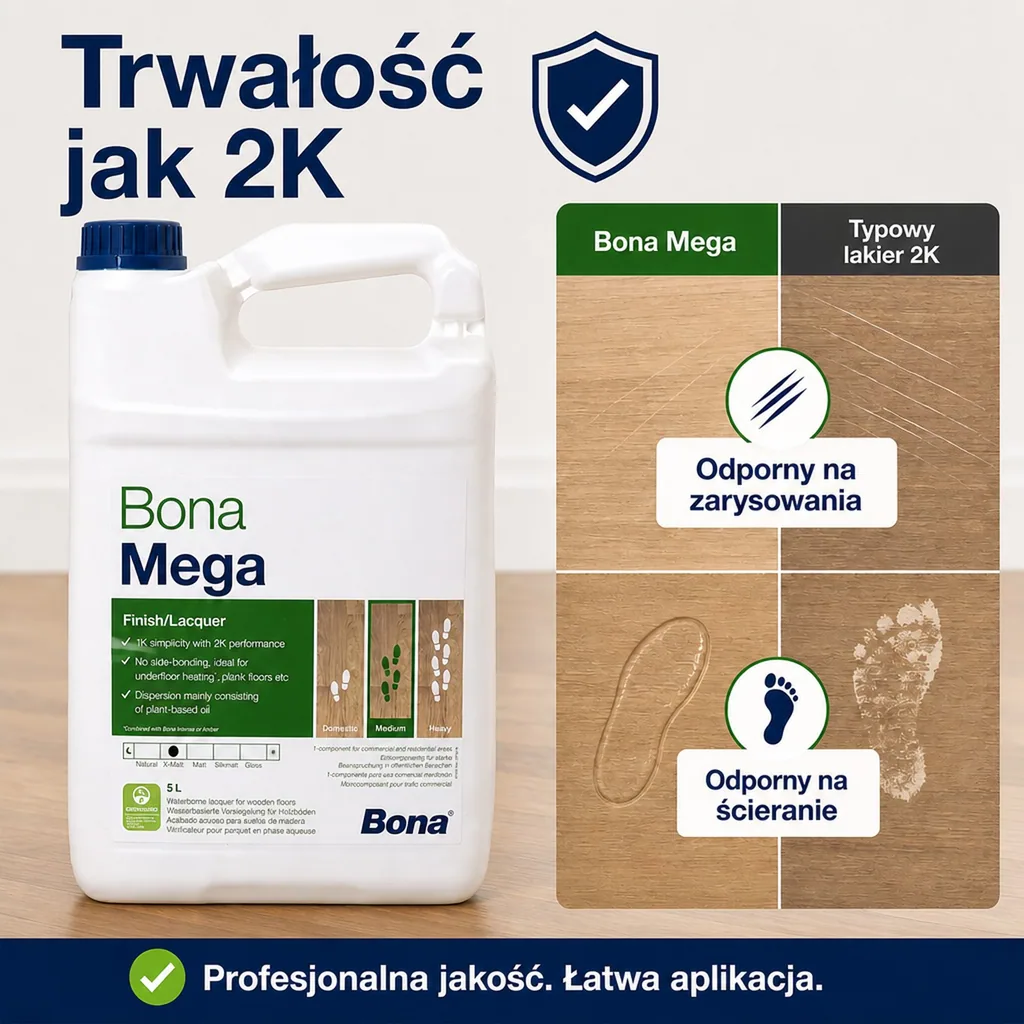 Lakier do parkietu 5l, lakier matowy do parkietu, extra mat