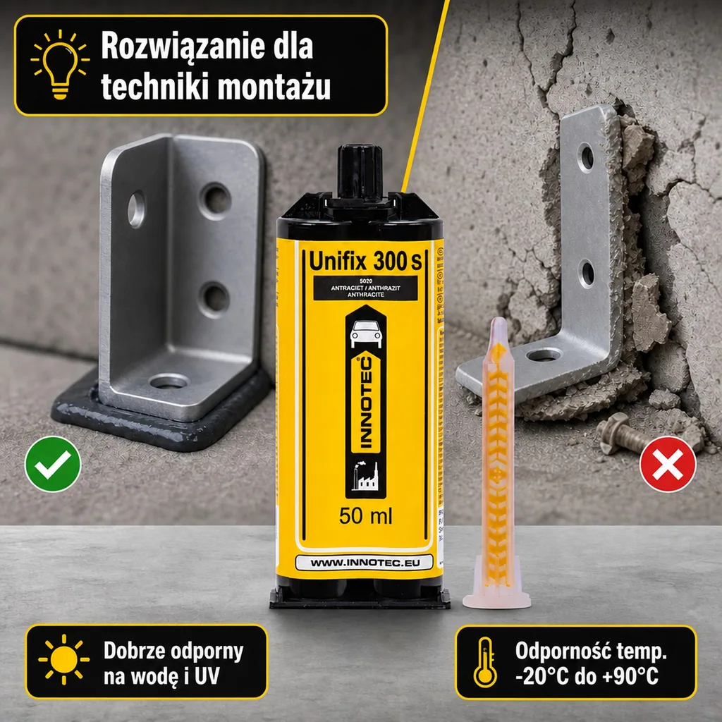 Klej do plastiku, klej do metalu, antracytowy klej, 50 ml, klej do tworzyw sztucznych