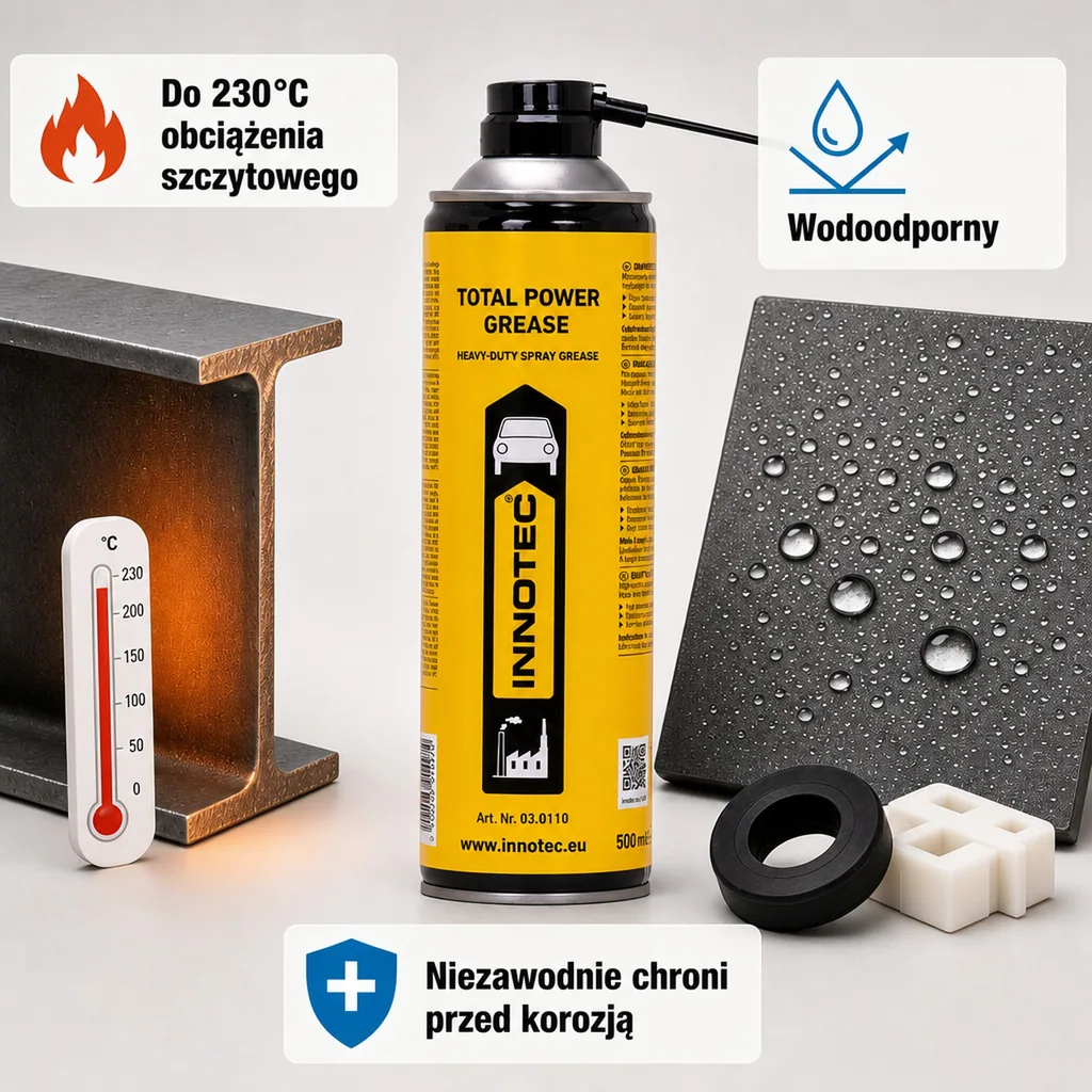 Smar w sprayu, smar do łańcucha w sprayu, smar uniwersalny w sprayu 500 ml