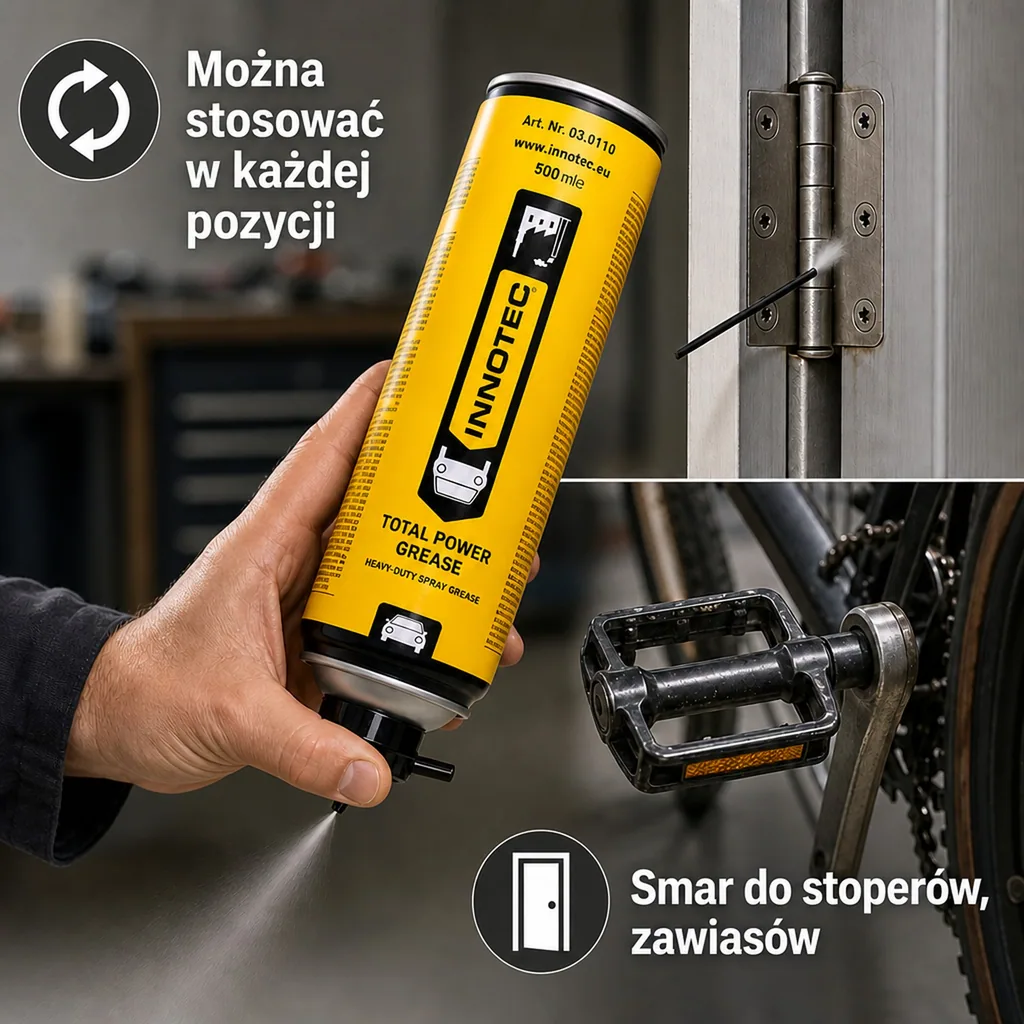 Smar w sprayu, smar do łańcucha w sprayu, smar uniwersalny w sprayu 500 ml
