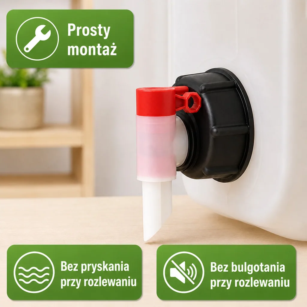 Kranik do kanistra 20l, kranik do kanistra, zawór do kanistra