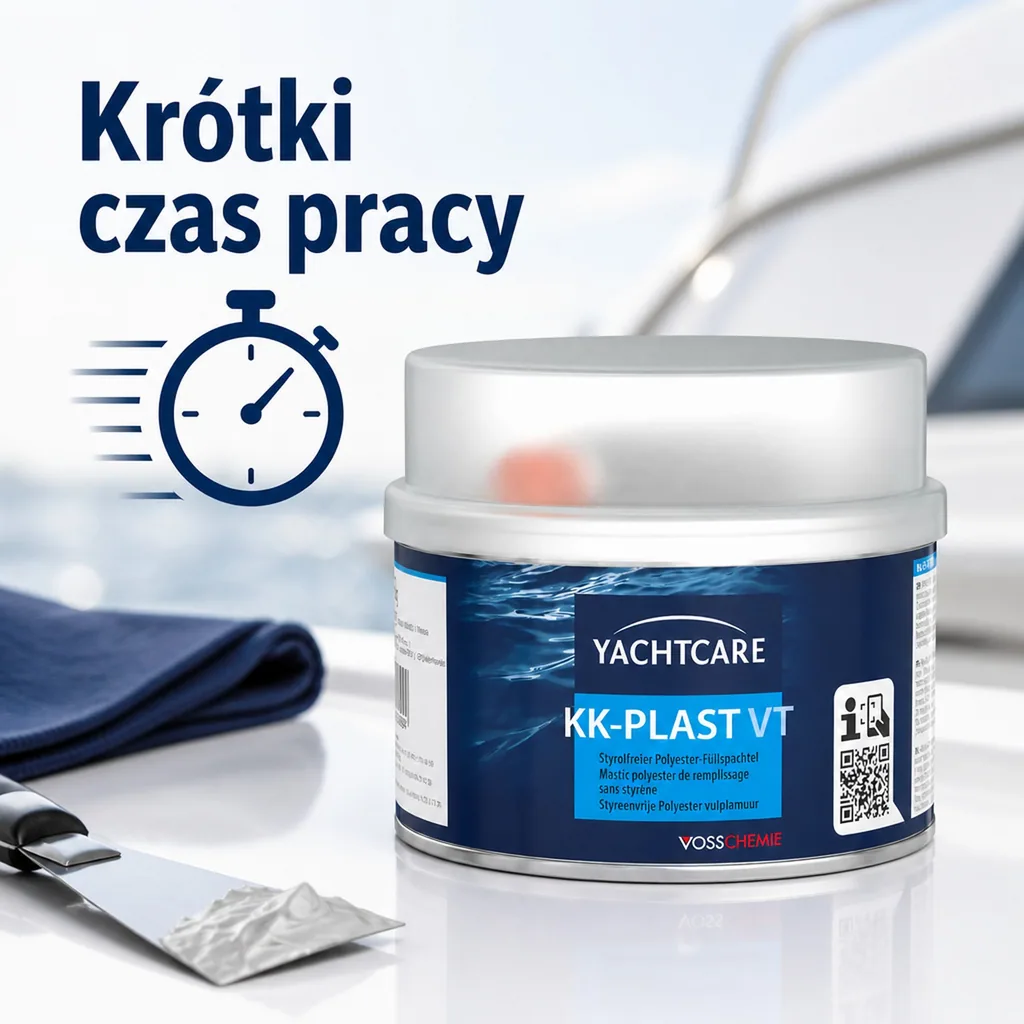 Szpachla poliestrowa, szpachla wypełniająca, szpachla szara 1000g