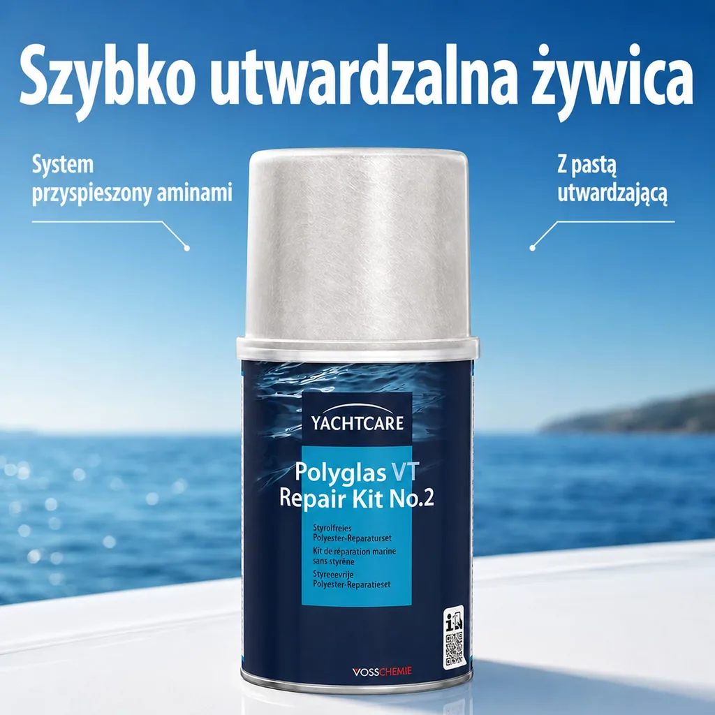 Zestaw naprawczy do laminatu, zestaw żywicy poliestrowej, zestaw do naprawy łodzi, 800 g