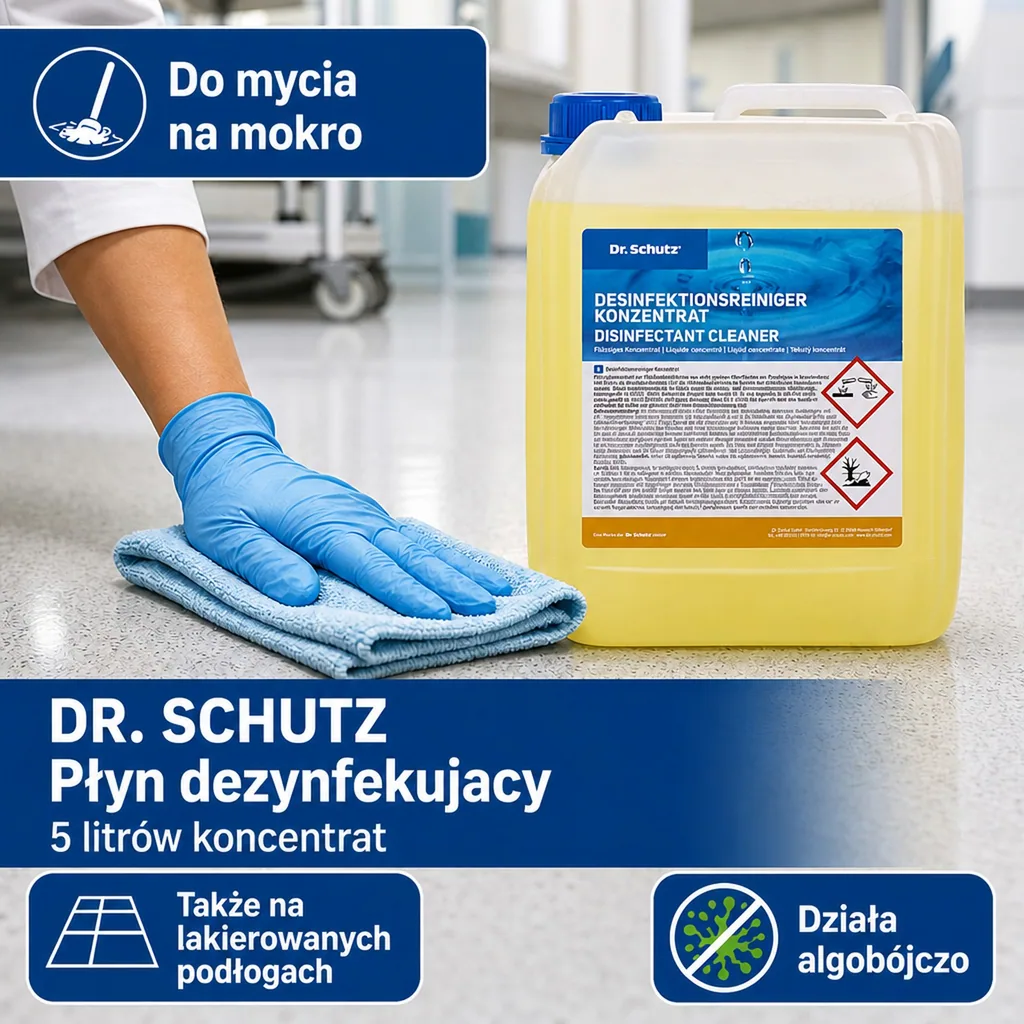 Środek do dezynfekcji powierzchni, koncentrat do dezynfekcji, 5 litrów