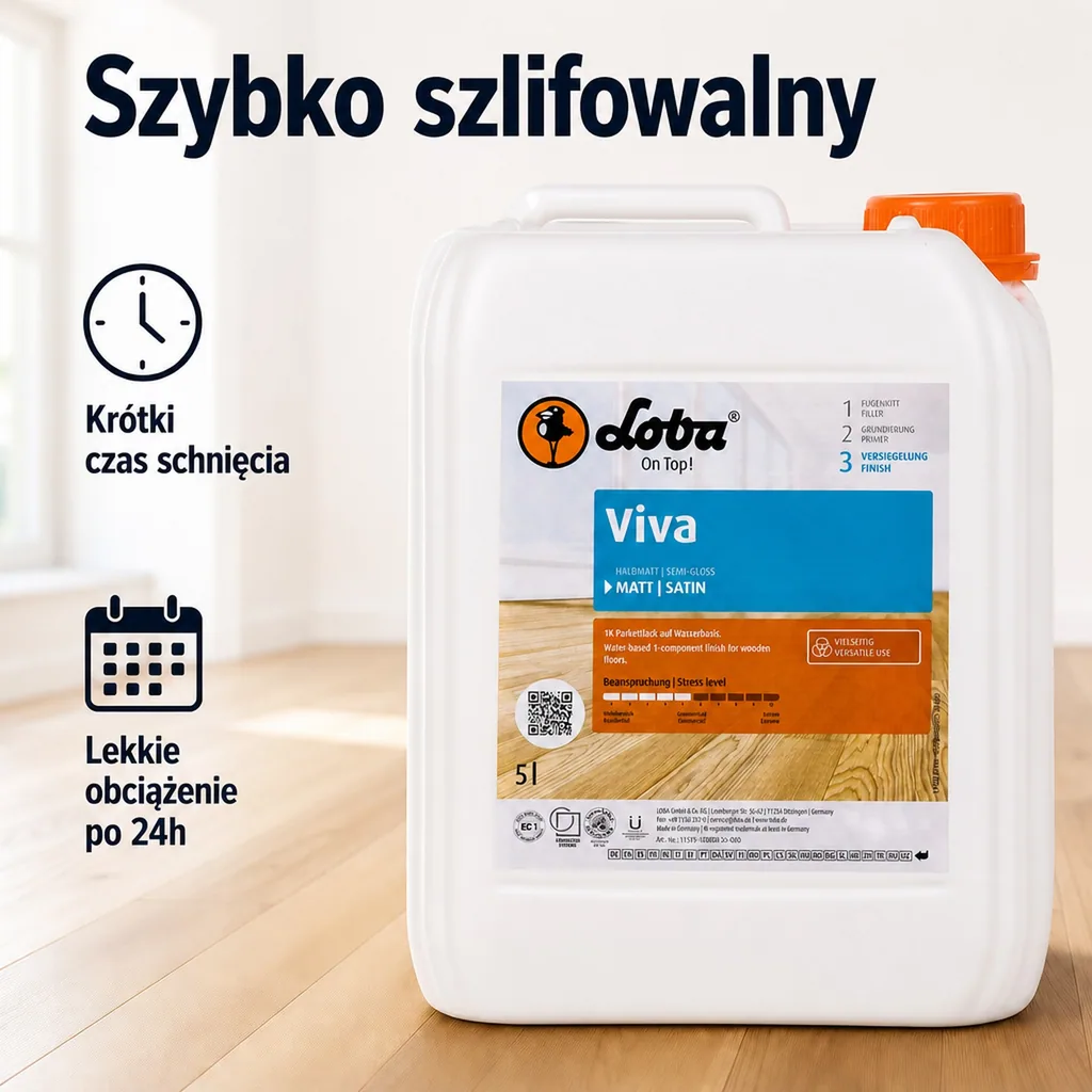 Lakier do parkietu, matowy, 5L, 1K