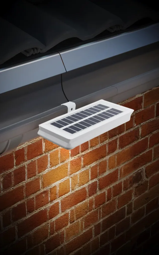 Solarne lampy LED do rynien – 2 sztuki