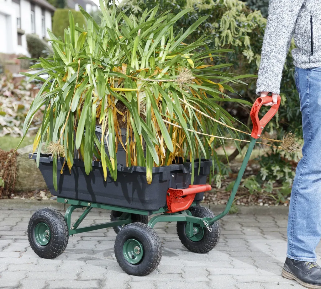 Wózek ogrodowy GMGW350, ładowność 350 kg, wywrotny