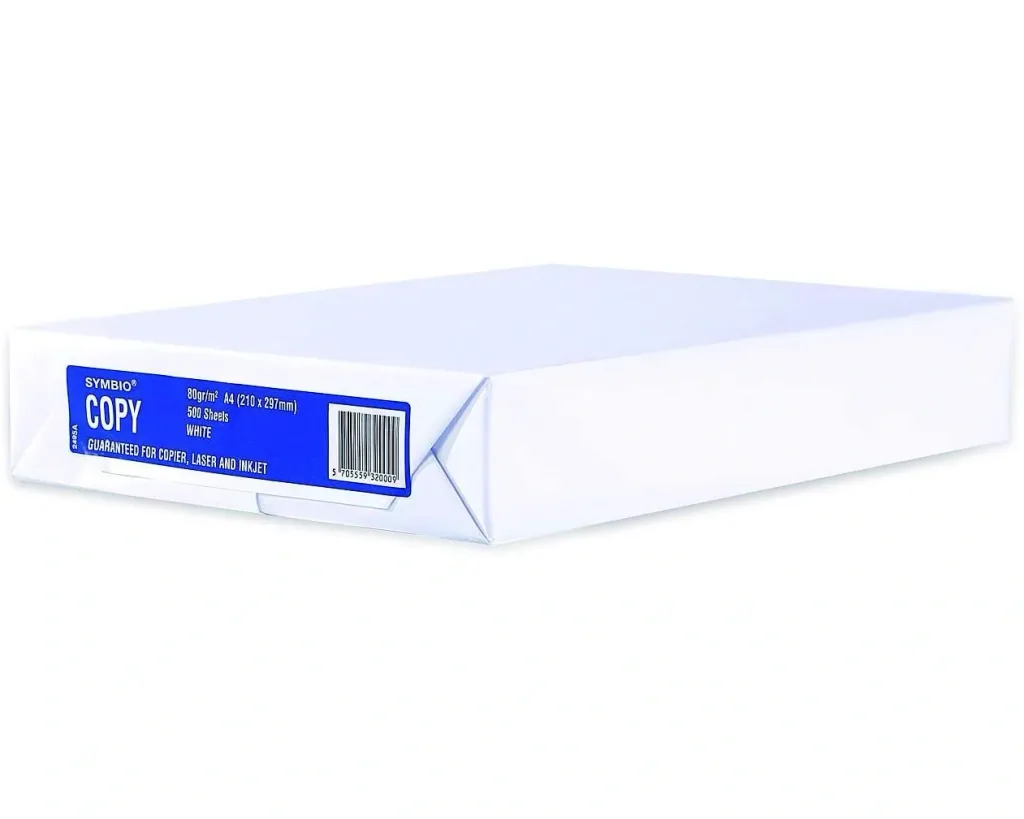 Copy paper DIN A4, 80 g/m², Symbio Copy (single pack = 500 sheets)