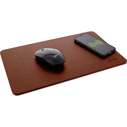 Mouse pad, wireless charging (Qi), artificial leather