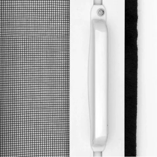 Insect screen roller blind for doors, 125 x 225 cm in white