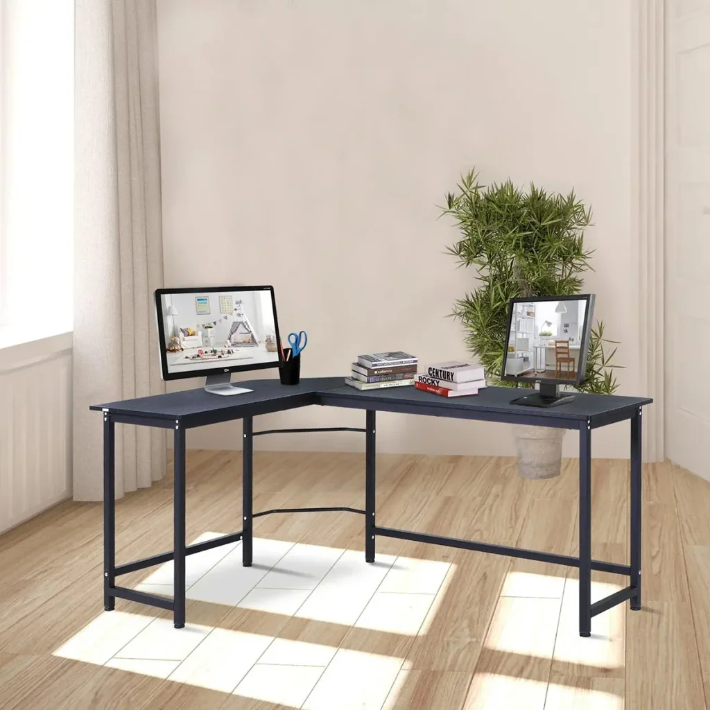 Corner desk black