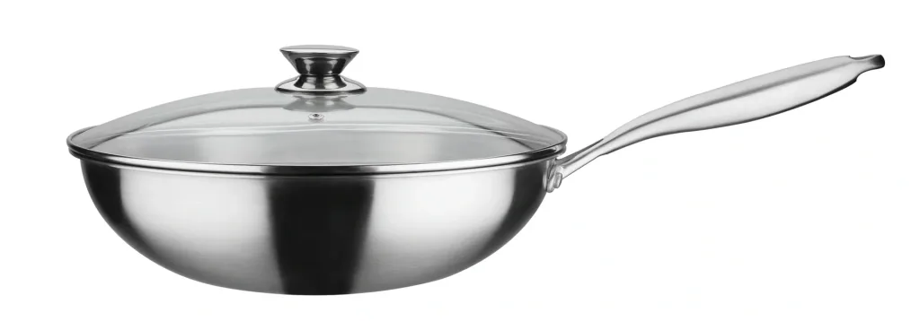 Patelnia wok, ok. 5.2 l ze szklaną pokrywką Asia