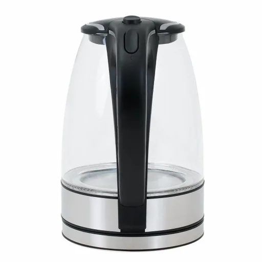 Kettle black/silver glass/stainless steel 1.7L