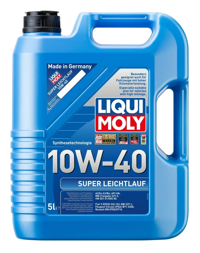 Synthetic technology low-friction engine oil Super Leichtlauf 10W-40, 5 liters