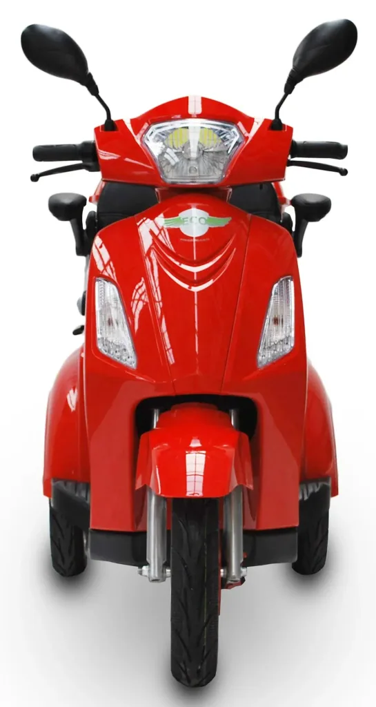 Electric mobility scooter 500 Red, 15 km/h, senior scooter/mobile for seniors