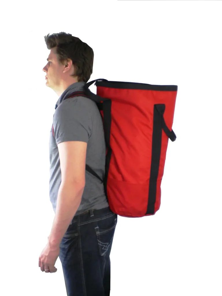 Rope bag with shoulder strap for 100 m x 12 mm rope