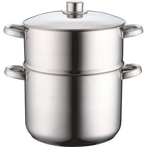 Couscous pan - Cooking couscous - 14 L - Silver
