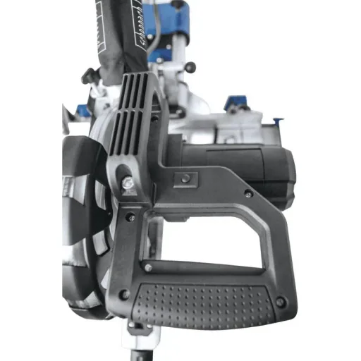 HM254 Double Miter Saw - 2000W | 255mm | Laser, LED, and Rotating Table | 2 Blades