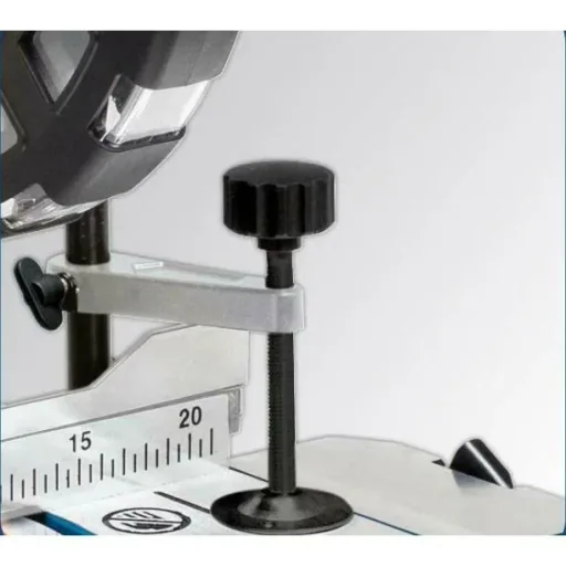 HM254 Double Miter Saw - 2000W | 255mm | Laser, LED, and Rotating Table | 2 Blades